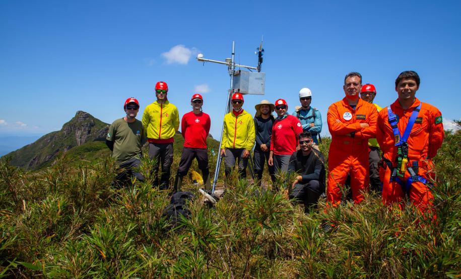 Nova estação meteorológica do Pico Marumbi