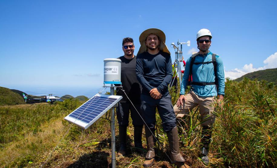 Nova estação meteorológica do Pico Marumbi