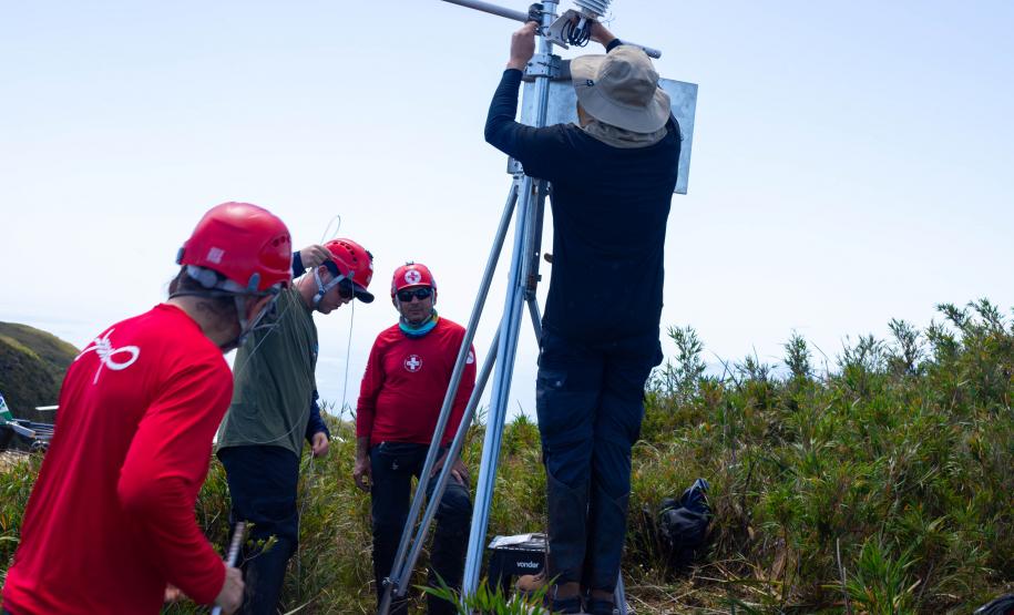 Nova estação meteorológica do Pico Marumbi