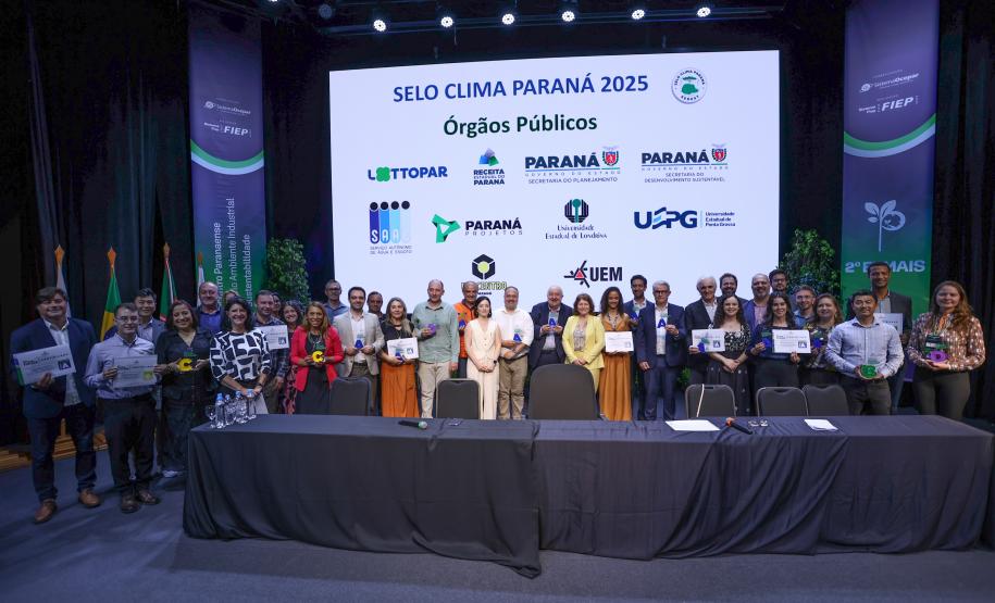 Selo Clima Paraná 2025 - Cerimônia de Premiação