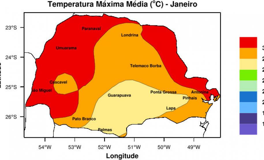 Janeiro terá muita chuva e calor dentro da média, afirma Simepar
