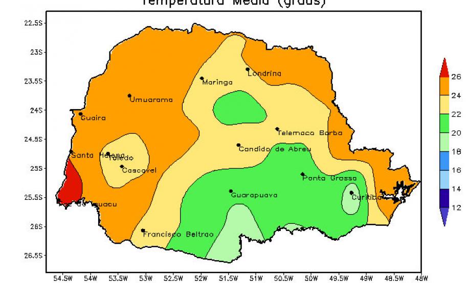 Janeiro terá muita chuva e calor dentro da média, afirma Simepar