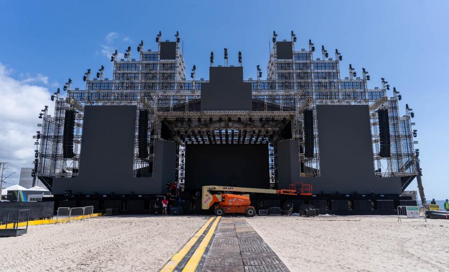 Estado confirma liberação da Arena do Verão Maior Paraná em Caiobá para shows após vistoria