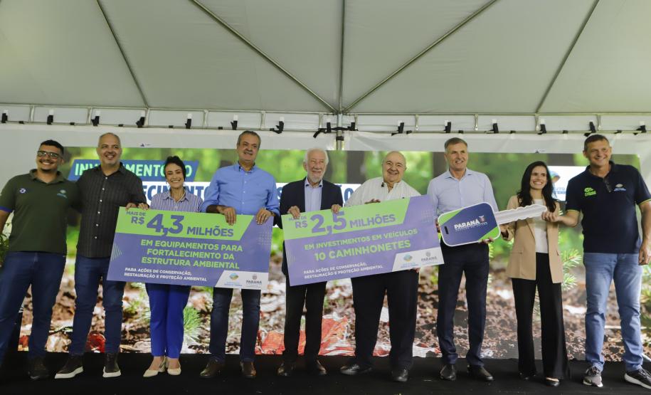 Governo entrega equipamentos e carros para reforçar cuidados com Unidades de Conservação