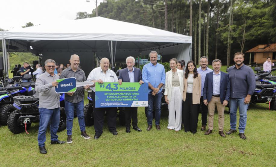 Governo entrega equipamentos e carros para reforçar cuidados com Unidades de Conservação