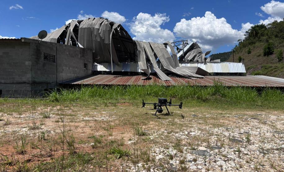 Downburst: Simepar detalha fenômeno que atingiu Campina Grande do Sul e Sudoeste