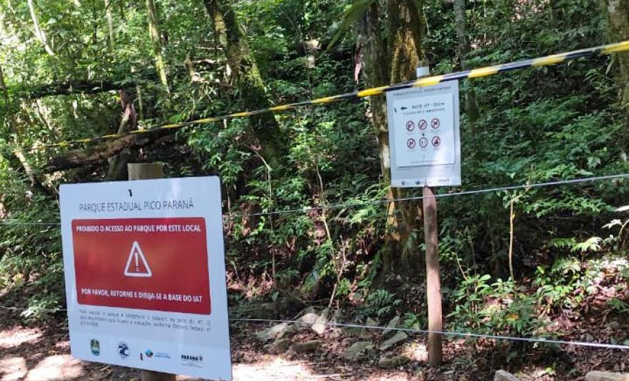 IAT e Polícia Militar multam 15 pessoas por acesso irregular ao Pico Paraná em um dia