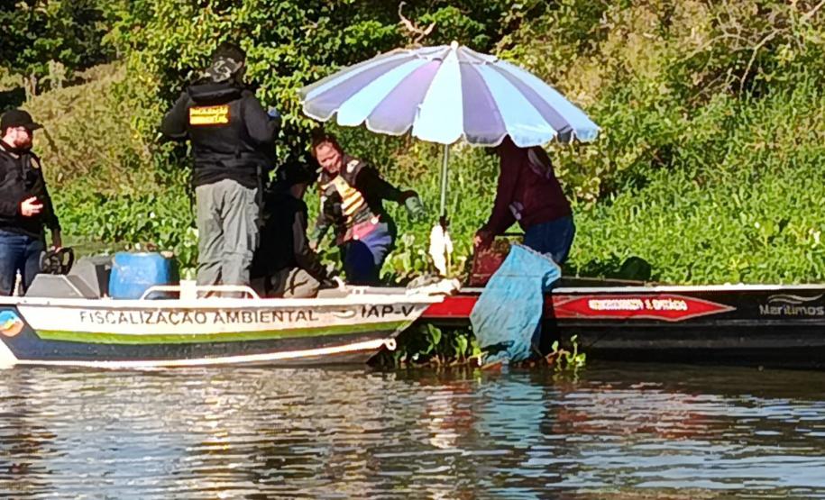 IAT apreende 222 quilos de peixe e aplica R$ 169,2 mil em multas durante a Piracema