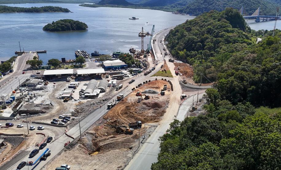 Impacto da ponte: Estado e prefeitura trabalham em novo binário para melhorar trânsito em Guaratuba