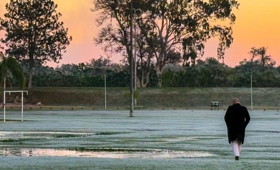 Paraná tem geada e registra temperatura mais baixa do ano até o momento