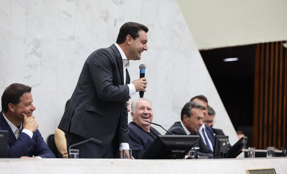 Governador participa da entrega do título de Cidadão Benemérito a José Luiz Scroccaro