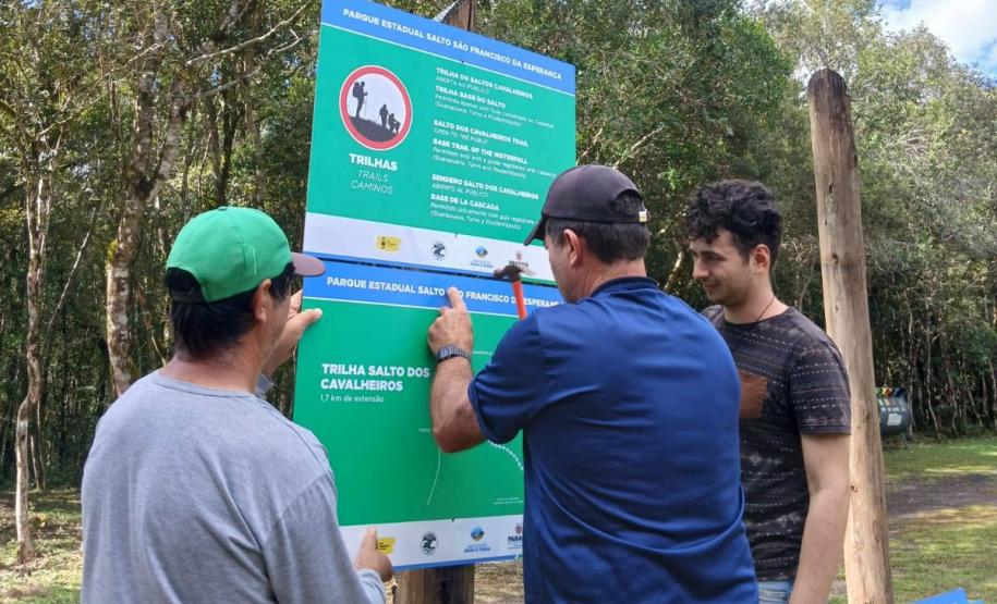 IAT reforça sinalização nas Unidades de Conservação com a instalação de 2 mil placas