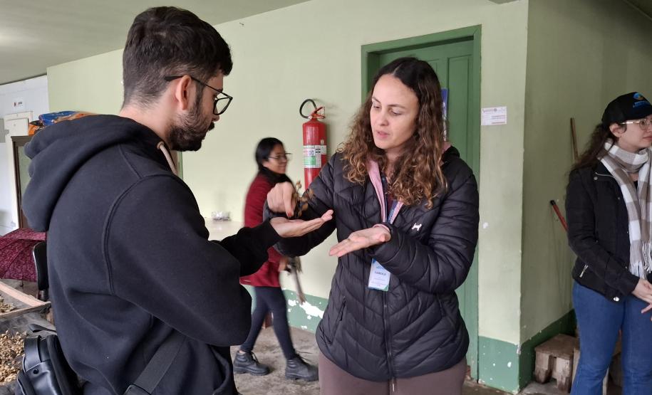 Um dia no viveiro: estudantes da UFPR conhecem viveiro do IAT em São José dos Pinhais