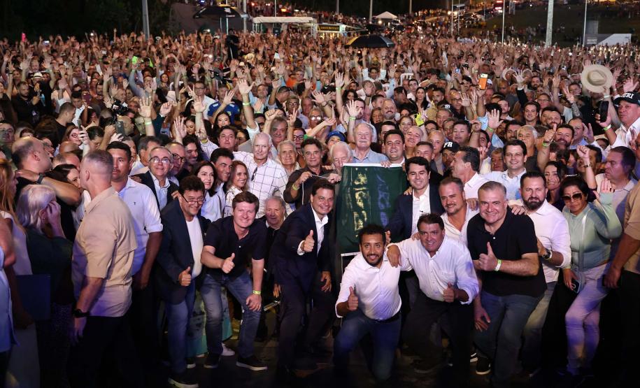 Governador Ratinho Junior inaugura a Ponte de Guaratuba, antigo sonho dos paranaenses