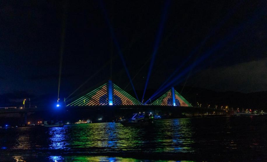 Governador Ratinho Junior inaugura a Ponte de Guaratuba, antigo sonho dos paranaenses