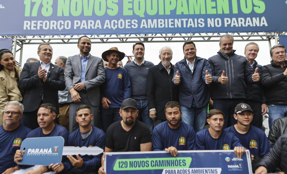 R$ 70,8 milhões: governador entrega veículos e equipamentos para fortalecer gestão ambiental