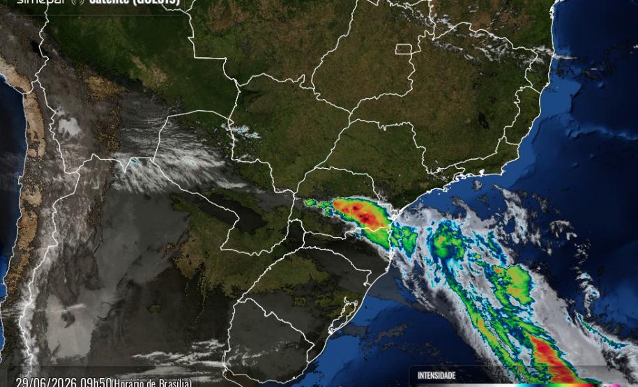 Após tempestades com raios e granizo no Paraná, semana segue chuvosa no Oeste e Sudoeste