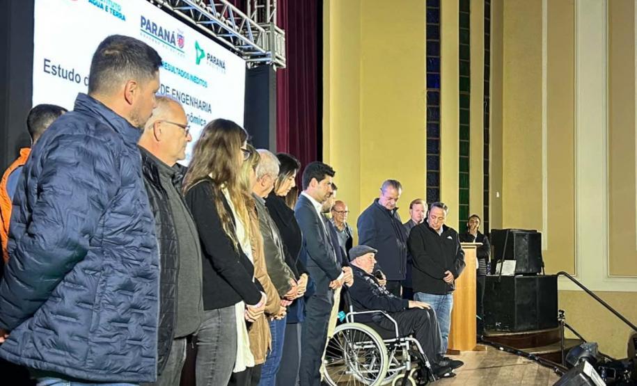 Estado apresenta anteprojeto com obras de R$ 1,3 bilhão para minimizar cheias do Rio Iguaçu
