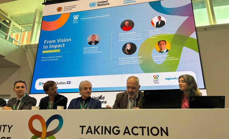 Paraná apresenta políticas de biodiversidade na COP17, na Armênia