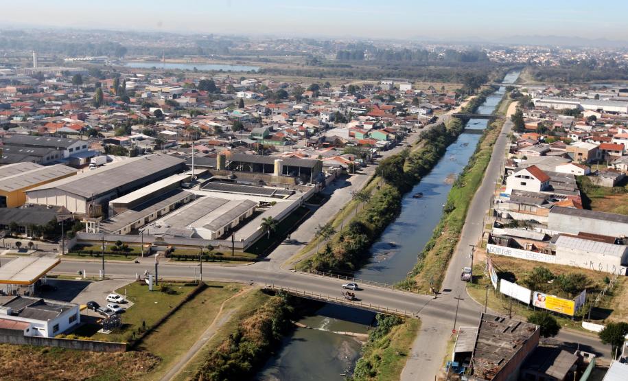 Aérea do Riop Belém.Curitiba 21/07/2007Foto: Maurilio Cheli /SMCS