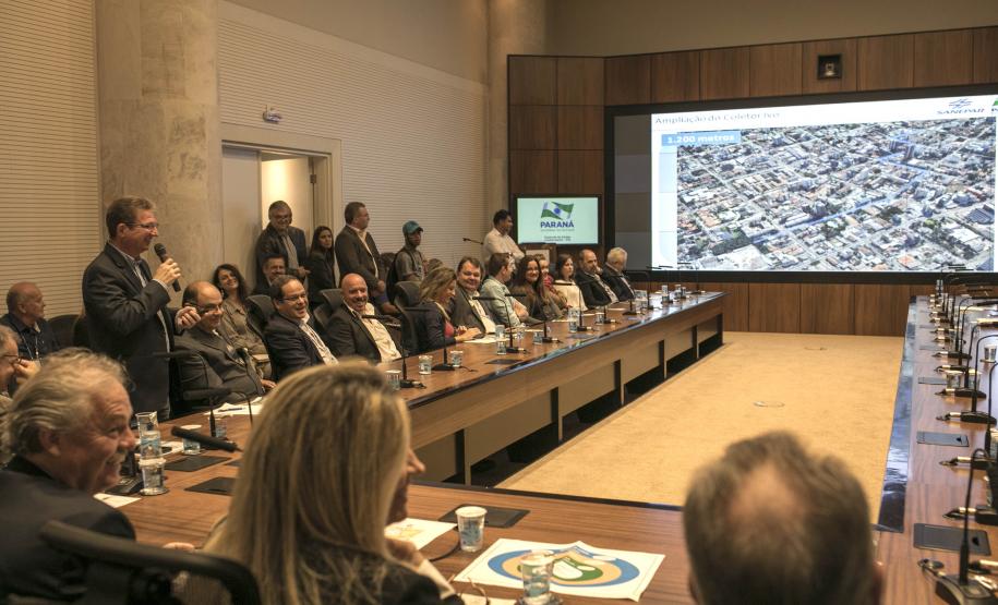 Vice Governadora Cida Borgueti, participa da reunião do Grupo Gestor de Revitalização do Rio Iguaçu (GGRI).
Curitiba, 30/01/2018
Foto: Maurilio Cheli