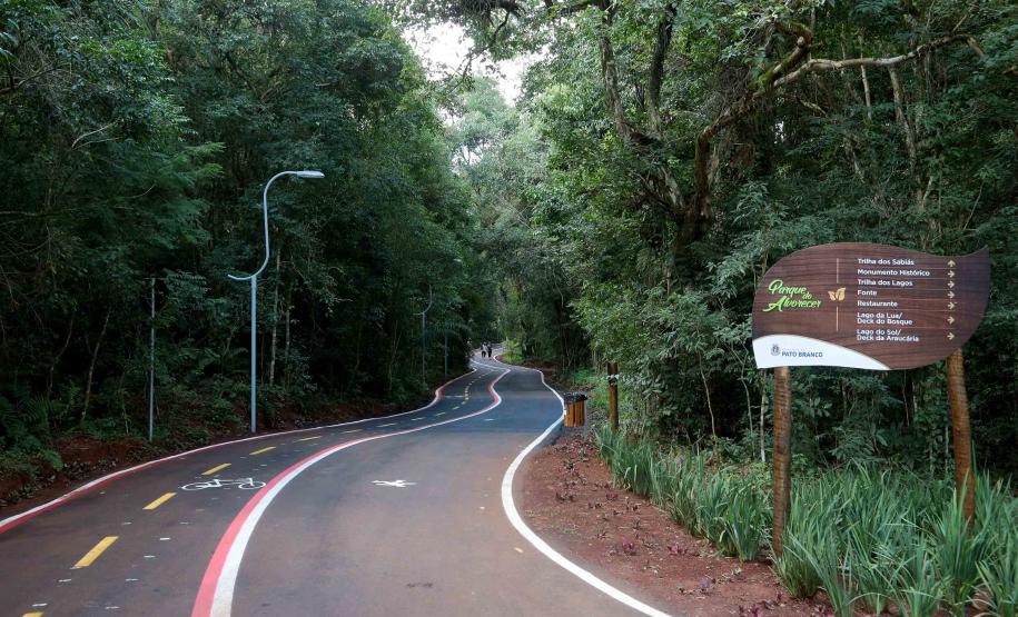 O governador Beto Richa inaugurou nesta sexta-feira (01/03) o Parque Estadual Vitório Piassa- Parque do Alvorecer, em Pato Branco, no Sudoeste do Estado