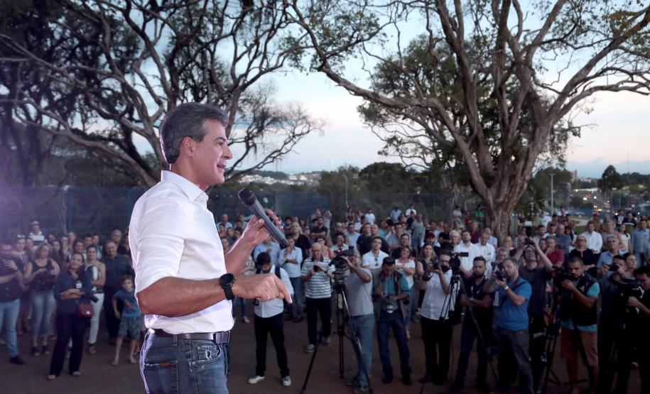 O governador Beto Richa inaugurou nesta sexta-feira (01/03) o Parque Estadual Vitório Piassa- Parque do Alvorecer, em Pato Branco, no Sudoeste do Estado