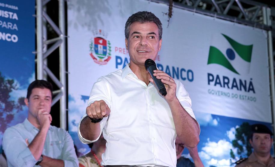O governador Beto Richa inaugurou nesta sexta-feira (01/03) o Parque Estadual Vitório Piassa- Parque do Alvorecer, em Pato Branco, no Sudoeste do Estado