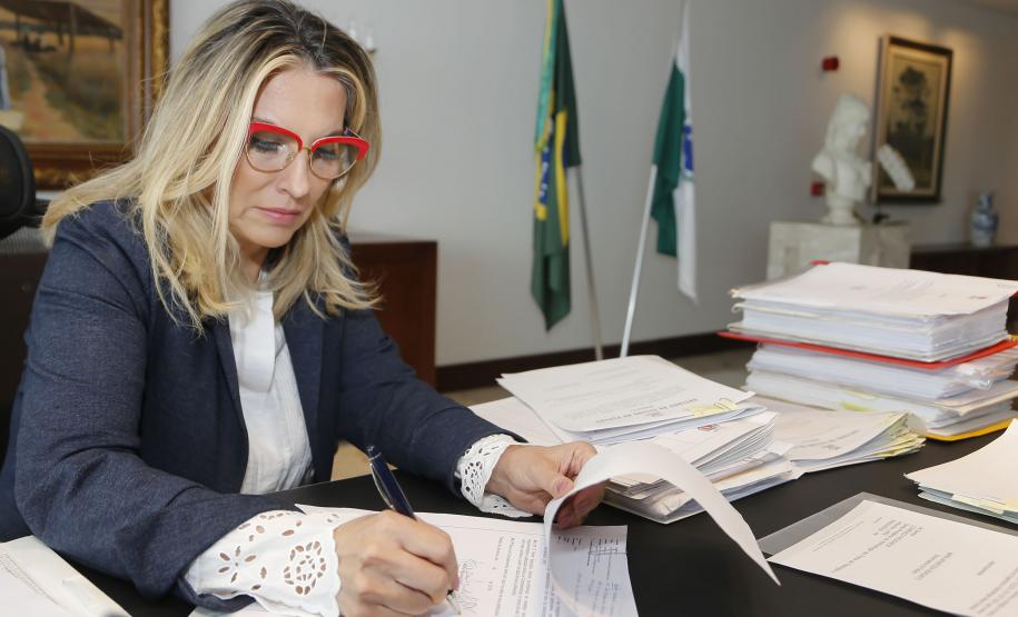 Cida Borghetti Governadora do estado do Paraná Cida Borghetti. - Curitiba/Pr, 08.05.2018 - Foto Jonas Oliveira/Governadoria
