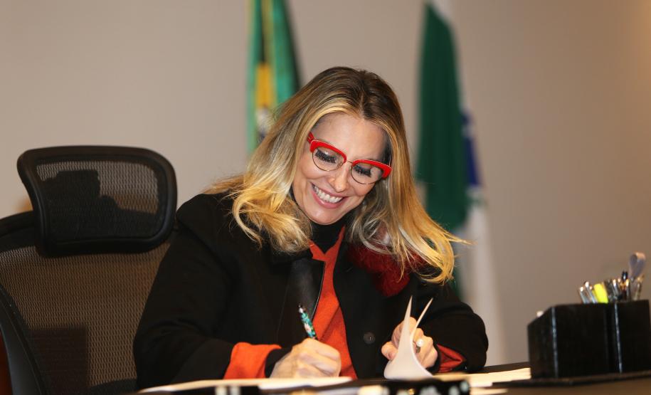 Governadora Cida Borghetti.Curitiba, 04/06/2018.Foto: Orlando Kissner/ANPr