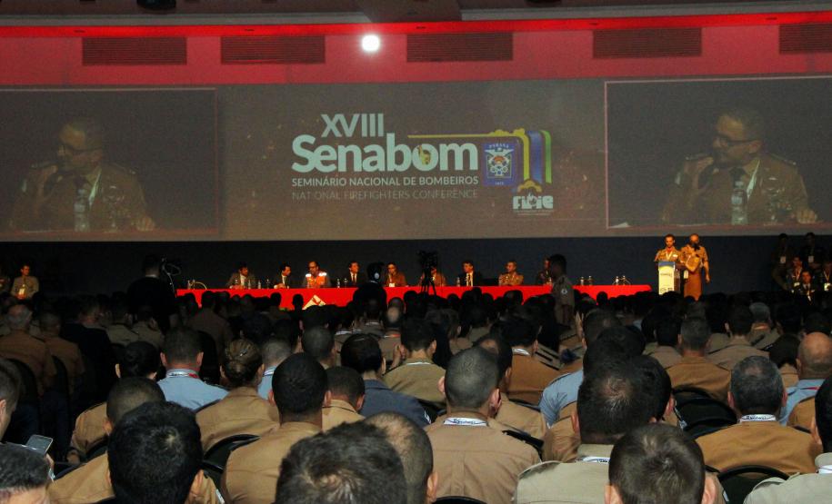 Foz do Iguaçu, 21 de novembro de 2018. XVIII SENABOM - Seminário Nacional de Bombeiros