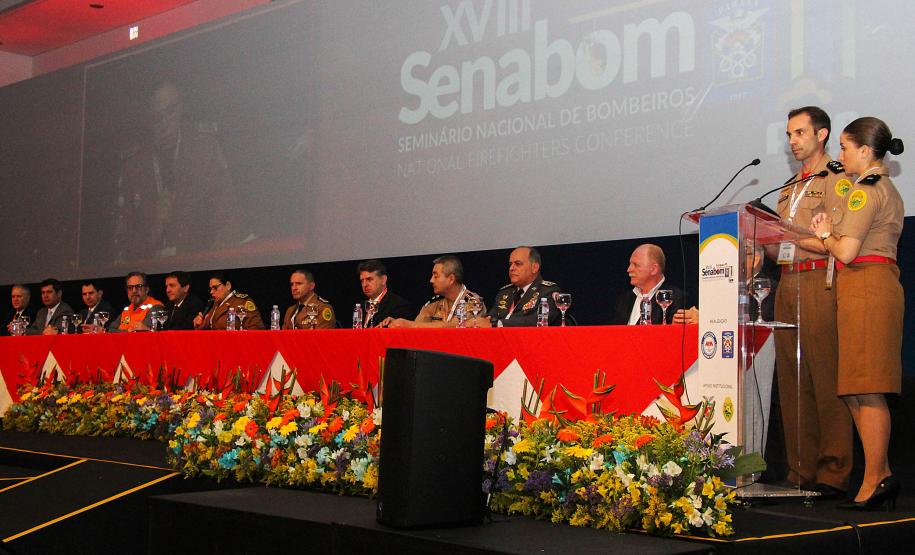 Foz do Iguaçu, 21 de novembro de 2018. XVIII SENABOM - Seminário Nacional de Bombeiros
