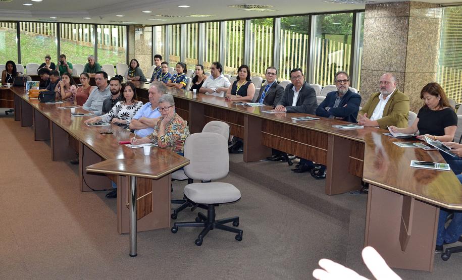 A Secretaria de Estado do Meio Ambiente e Recursos Hídricos, em parceria com a Celepar, lançou nesta terça-feira (11) o portal ?Conexão Ambiental?, em cerimônia no auditório do Instituto Lactec, em Curitiba.  -  Curitiba, 11/12/2018  -  Foto: Divulgação SEMA