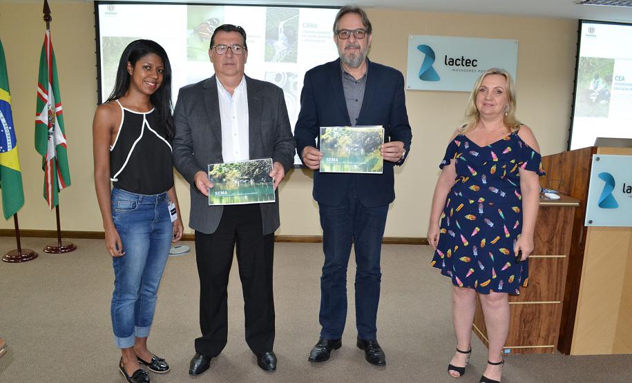 A Secretaria de Estado do Meio Ambiente e Recursos Hídricos, em parceria com a Celepar, lançou nesta terça-feira (11) o portal ?Conexão Ambiental?, em cerimônia no auditório do Instituto Lactec, em Curitiba.  -  Curitiba, 11/12/2018  -  Foto: Divulgação SEMA