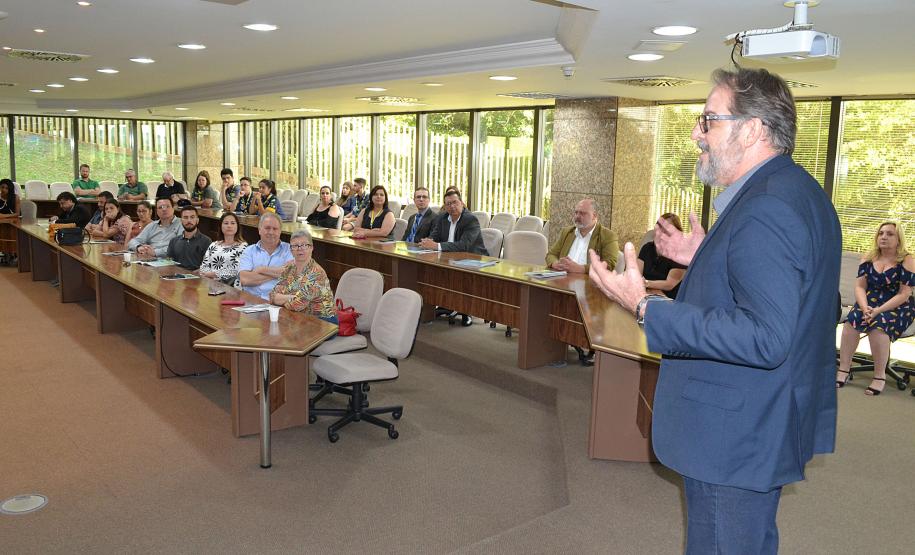 A Secretaria de Estado do Meio Ambiente e Recursos Hídricos, em parceria com a Celepar, lançou nesta terça-feira (11) o portal ?Conexão Ambiental?, em cerimônia no auditório do Instituto Lactec, em Curitiba.  -  Curitiba, 11/12/2018  -  Foto: Divulgação SEMA