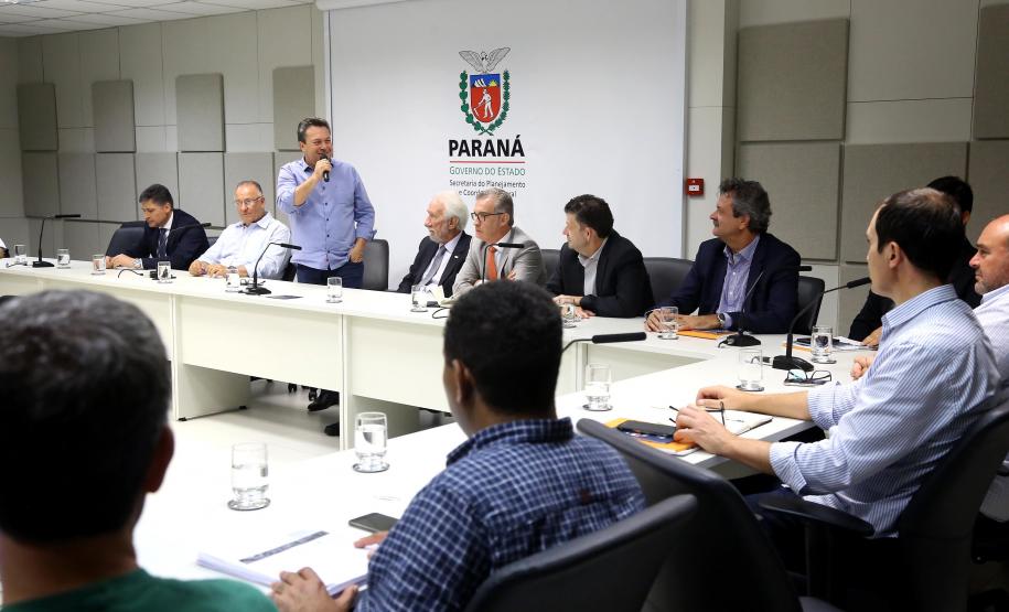 Reunião para definir as estratégias do Turismo no Paraná.  -  Curitiba, 30/01/2019  -  Foto: Jaelson Lucas/ANPr