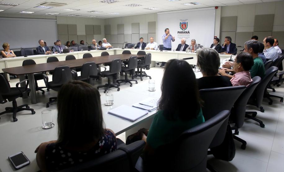 Reunião para definir as estratégias do Turismo no Paraná.  -  Curitiba, 30/01/2019  -  Foto: Jaelson Lucas/ANPr