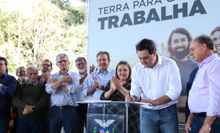 Governador Carlos Massa Ratinho Junior em Quitandinha  -  Quitandinha, 13/06/2019  -  Foto: Rodrigo Félix Leal/ANPr