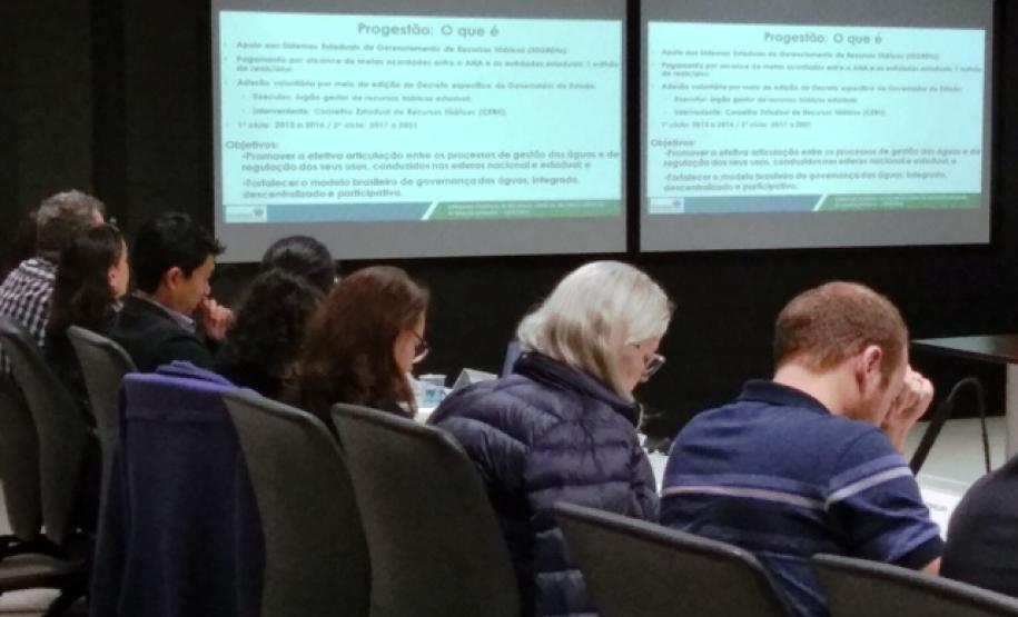Conselho discute metas para gestão das águas no Estado Conselho discute metas para gestão das águas no Estado