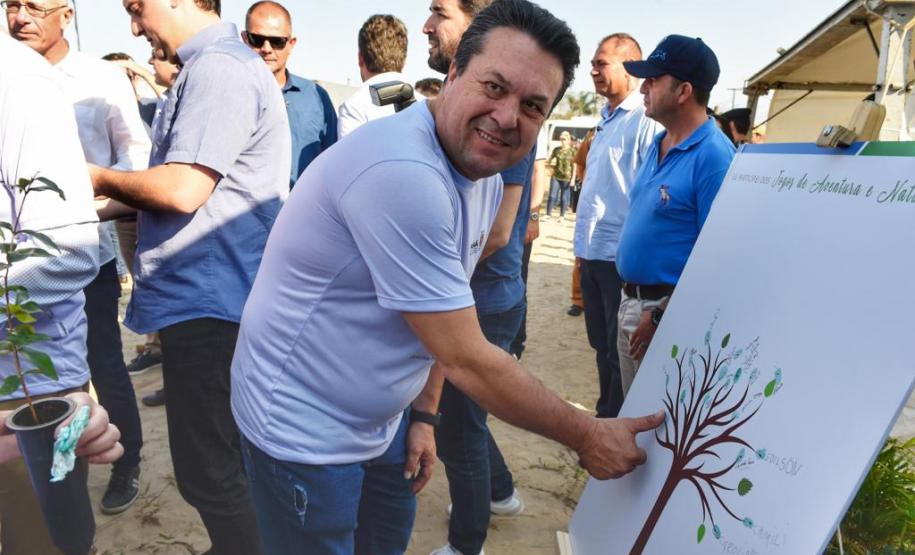 Ações de educação ambiental foram realizadas na abertura dos Jogos de Aventura e Natureza