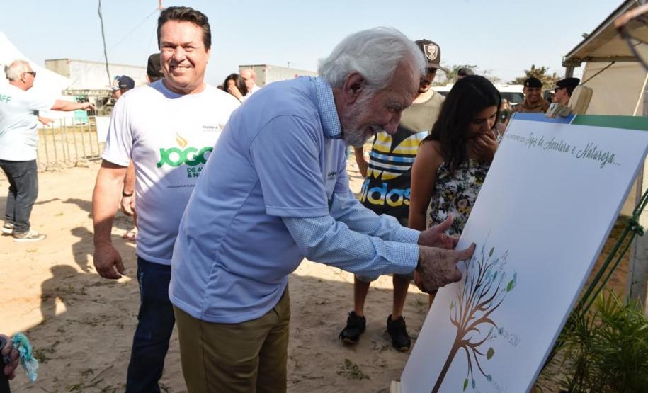 Ações de educação ambiental foram realizadas na abertura dos Jogos de Aventura e Natureza