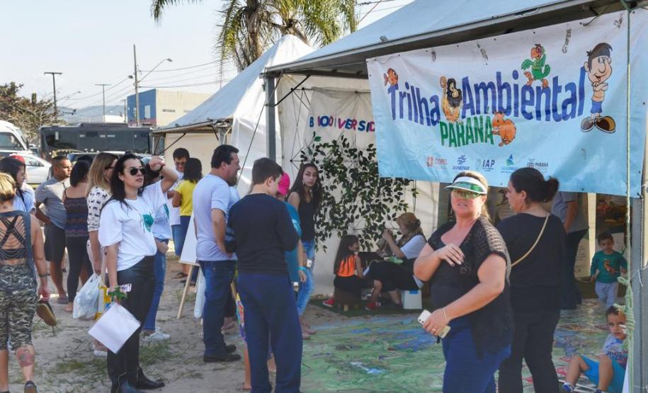 Ações de educação ambiental foram realizadas na abertura dos Jogos de Aventura e Natureza
