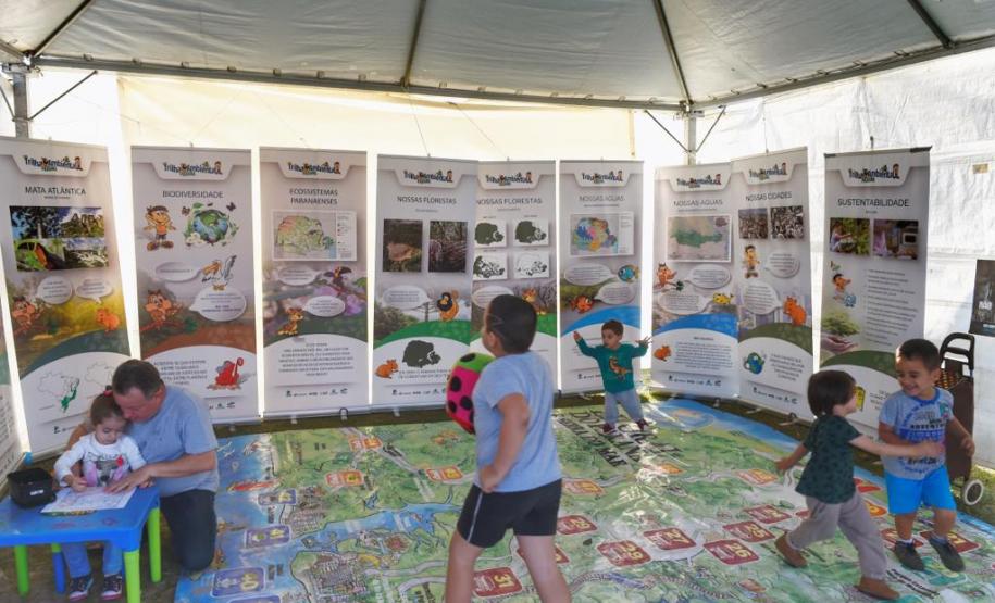 Ações de educação ambiental foram realizadas na abertura dos Jogos de Aventura e Natureza