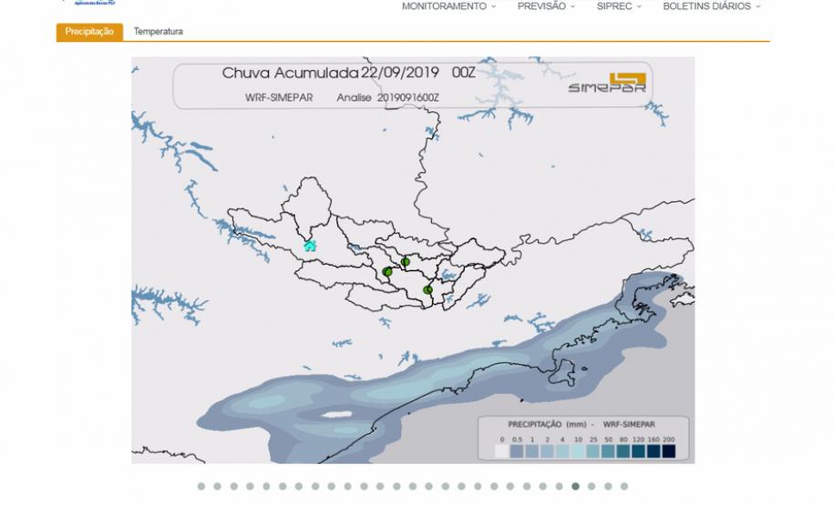 Tecnologia do Simepar auxilia gestão de bacias do Sistema Cantareira