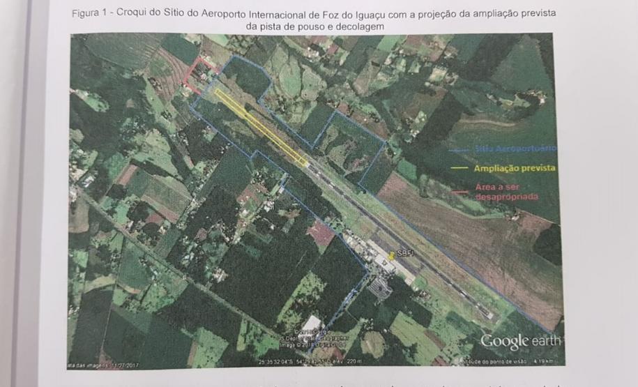 Aeroporto de Foz já tem licença do IAP para ampliação da pista