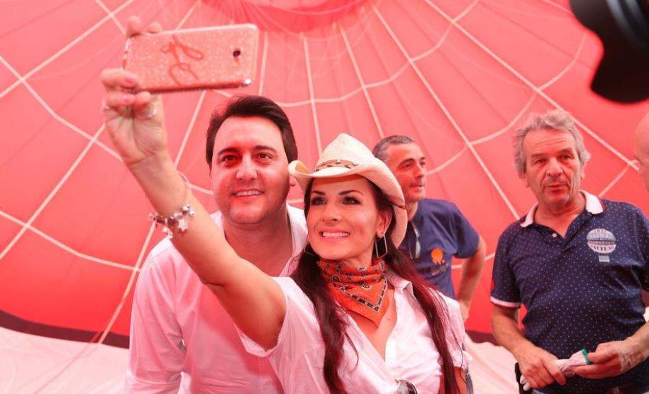 Balões mudam a paisagem do Parque de Vila Velha