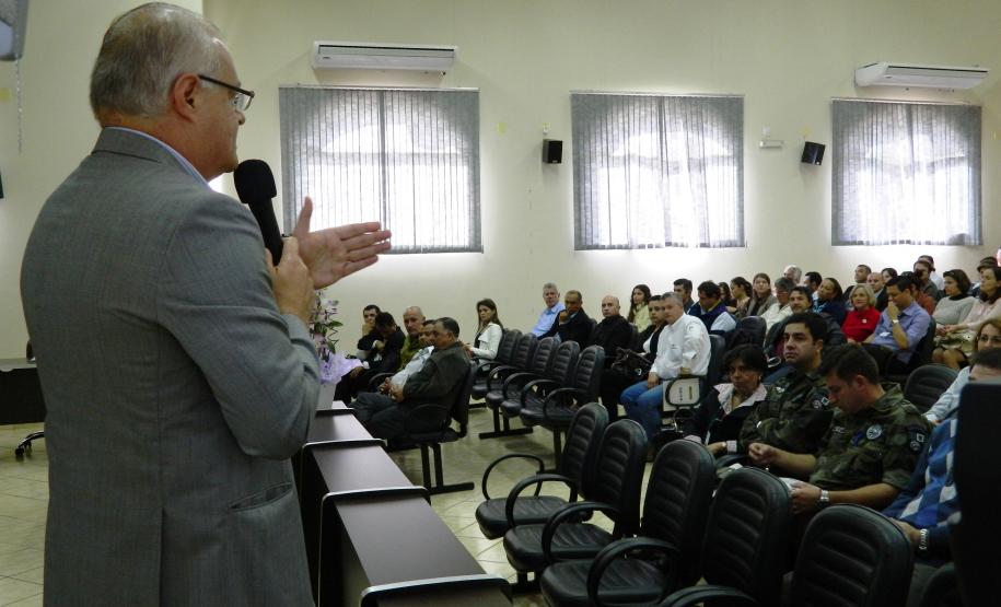 Encontro de Lideanças SEMA - Santo Antoniuo da Platina 1 Palestra secretário Jonel Iurk