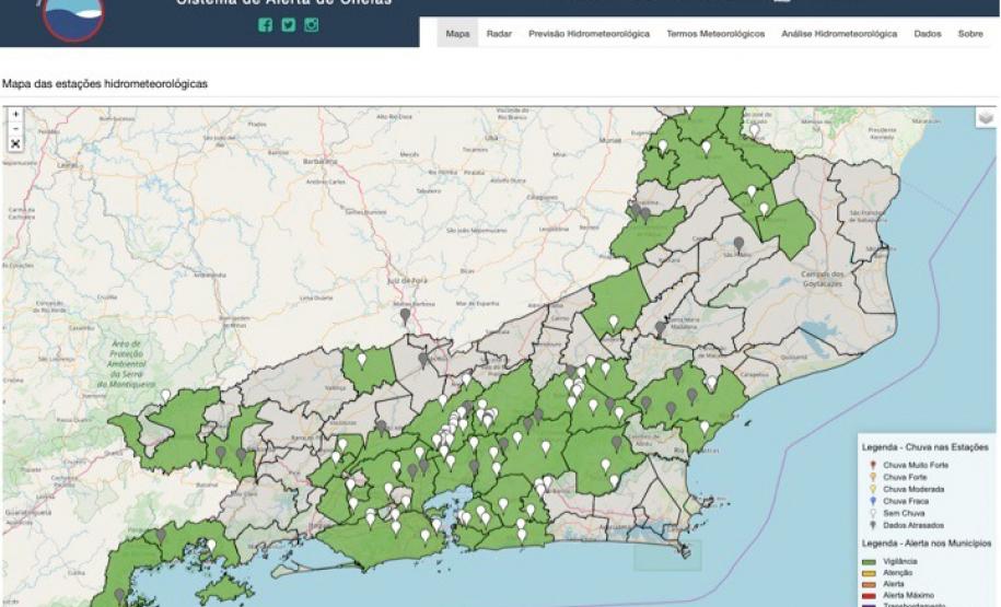 Simepar fará alerta de cheias para o estado do Rio de Janeiro