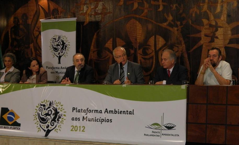 Plataforma Ambiental Plataforma Ambiental na ALEP, Iurk, Rasca, Cheida, Rosane Ferreira, Mantovani e Alzimara.