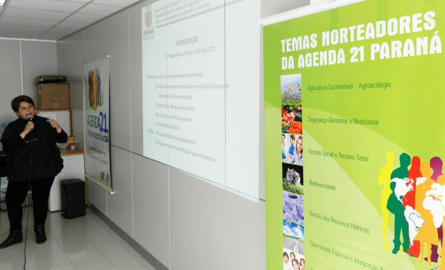 Encontro reforça participação do Terceiro Setor nos processos da Agenda 21 Agenda 21 Paraná